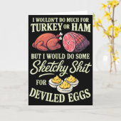 七面鳥やハムのためにそんなにしないけどクリスマス カード (黄色い花)