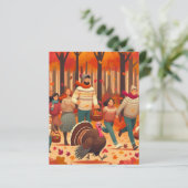 七面鳥を捕まえる (スタンド正面)