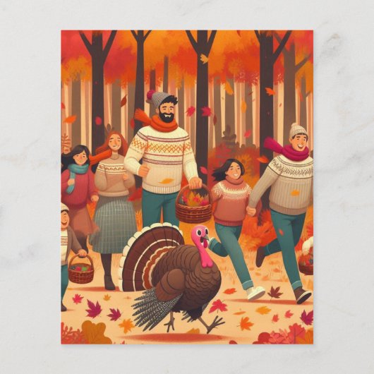 七面鳥を捕まえる (裏面)