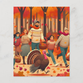 七面鳥を捕まえる