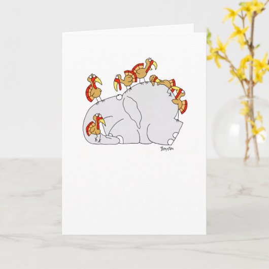 七面鳥を放すな カード (黄色い花)