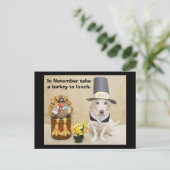 七面鳥を昼食に持って行きなさい。 ポストカード (スタンド正面)