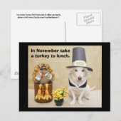 七面鳥を昼食に持って行きなさい。 ポストカード (正面/裏面)