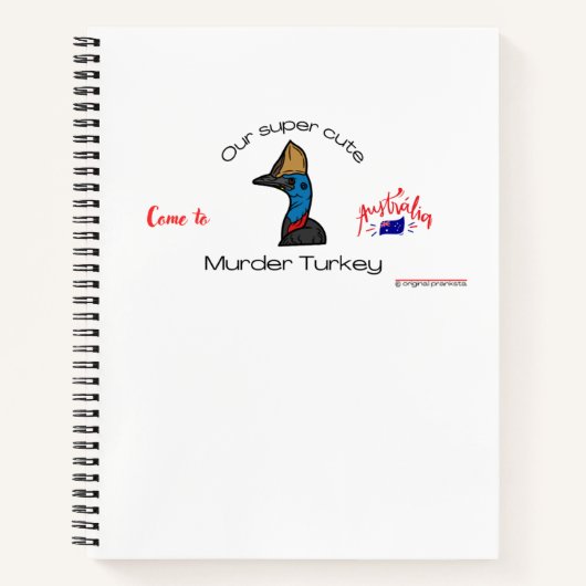 七面鳥を殺す – ノートブック (正面)