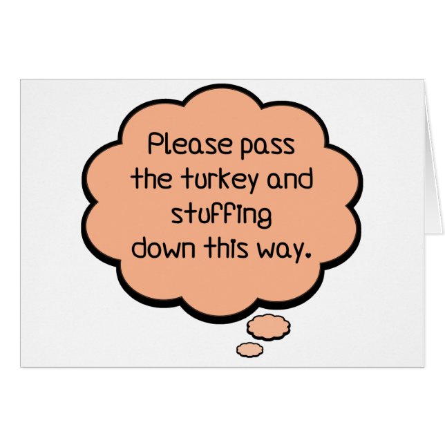 七面鳥を渡して詰め物をして下さい (正面横)