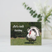七面鳥を言おう ポストカード (スタンド正面)
