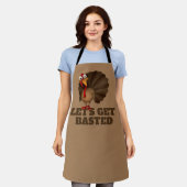 七面鳥を食べよう エプロン (着用した状態)