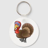 七面鳥キーチェーン キーホルダー (正面)
