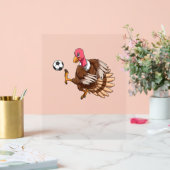 七面鳥サッカー感謝祭遊七面鳥サッカーT アクリルサイン (ウェディング)