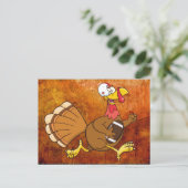 七面鳥サッカー選手 ポストカード (スタンド正面)