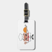 七面鳥シェフ ラゲッジタグ (正面縦)