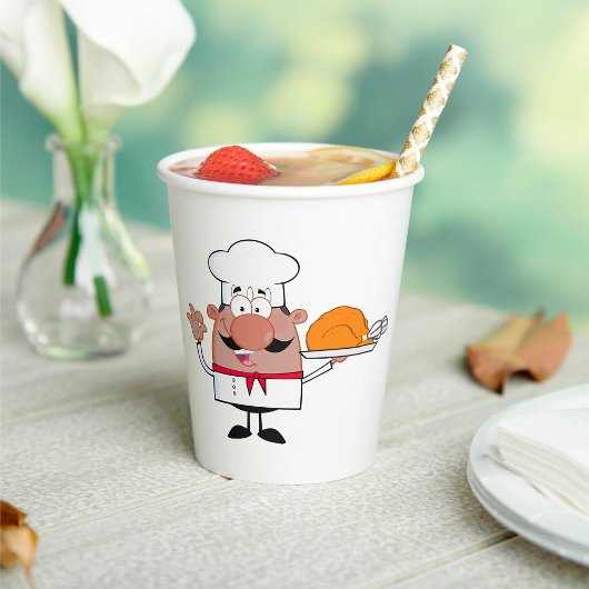 七面鳥シェフ 紙コップ