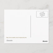 七面鳥シガートップハット感謝祭 ポストカード (裏面)