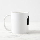 七面鳥シルエット コーヒーマグカップ (左)