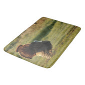 七面鳥ジャケシャワーバスルームマット（男性） バスマット (アングル)