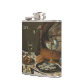 「七面鳥パイと静物生活」のフラッカスタムク フラスク (左)