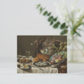 「七面鳥パイの静物詩」 ポストカード (スタンド正面)