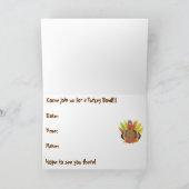 七面鳥ボウル 招待状 (内部)