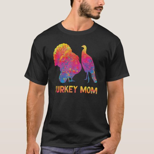 七面鳥ママ七面鳥ママ Tシャツ (正面)