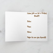 七面鳥丼 招待状 (内部)