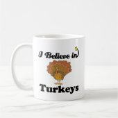 七面鳥信じの中だ コーヒーマグカップ (左)