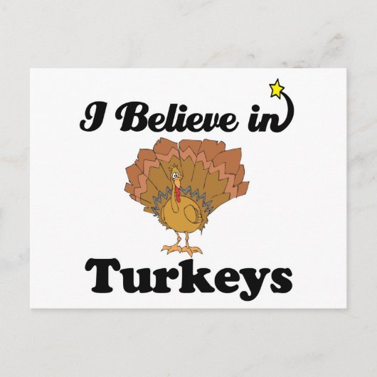 七面鳥信じの中だ ポストカード (正面)