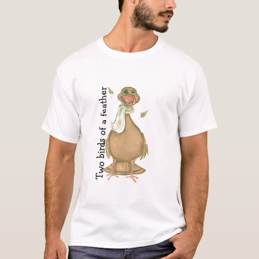 七面鳥写真 Tシャツ (正面)