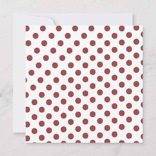 七面鳥感謝祭 招待状 (裏面)