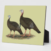 七面鳥東部野生の鳥 フォトプラーク (側面)