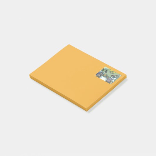 七面鳥素晴らしの食事、感謝祭の鳥ユーモア ポストイット (アングル)