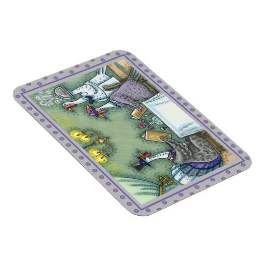 七面鳥素晴らしの食事、感謝祭の鳥ユーモア マグネット (右側)