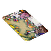 七面鳥素晴らしの食事、感謝祭の鳥ユーモア マグネット (右側)