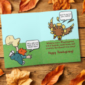 七面鳥素晴らしは感謝祭を追おもしろいう シーズンカード