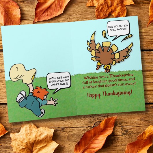 七面鳥素晴らしは感謝祭を追おもしろいう シーズンカード