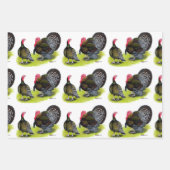 七面鳥胸青銅 ラッピングペーパーシート (正面)