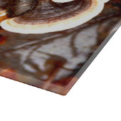 七面鳥類真菌ガラス切り盤 カッティングボード (角)