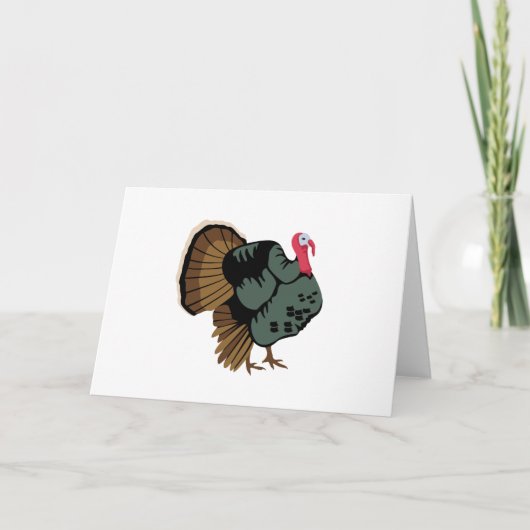 七面鳥 カード (正面)