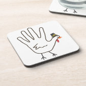 七面鳥 コースター (左側)