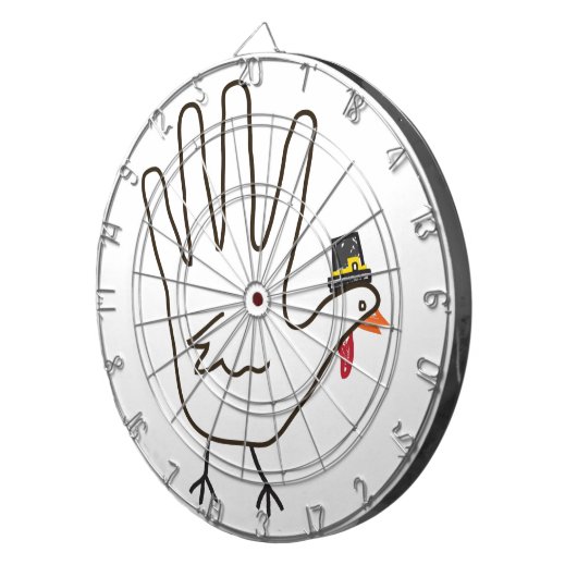 七面鳥 ダーツボード (正面右)