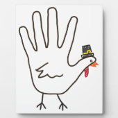 七面鳥 フォトプラーク (正面)