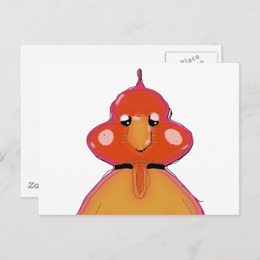 七面鳥 ポストカード (正面/裏面)