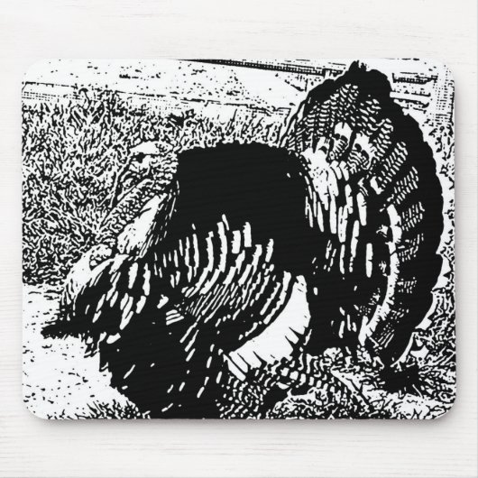 七面鳥 マウスパッド (正面)