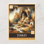 七面鳥 |ヴィンテージ絵画ー ポストカード (正面)