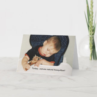 七面鳥…生まれつきの精神安定剤だ！ カード