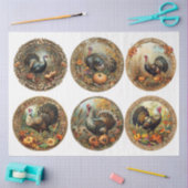 七面鳥 薄葉紙 (クラフト)