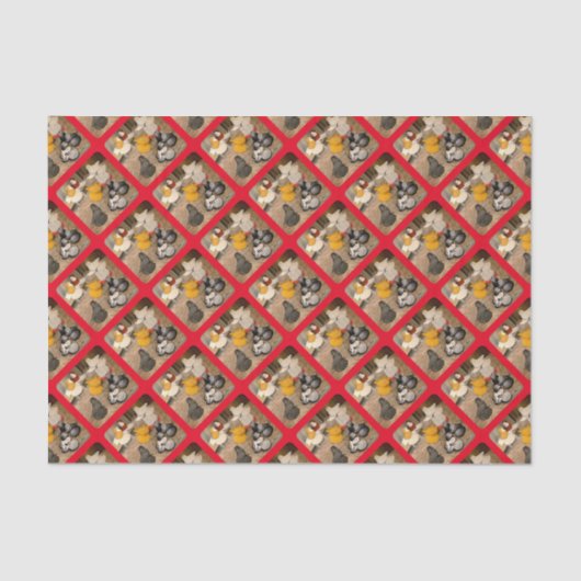 七頭のラッパ 薄葉紙 (正面)