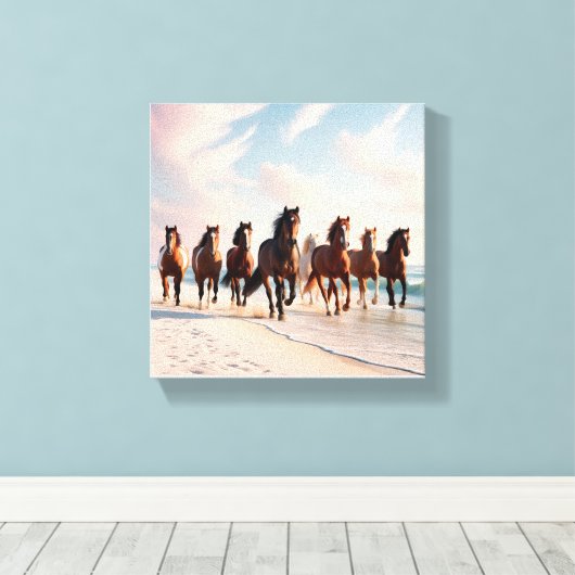 七頭 キャンバスプリント (インサイチュ (ウッドフロア))