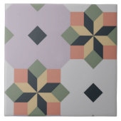 万一カラフル鏡の油圧タイル タイル (正面)