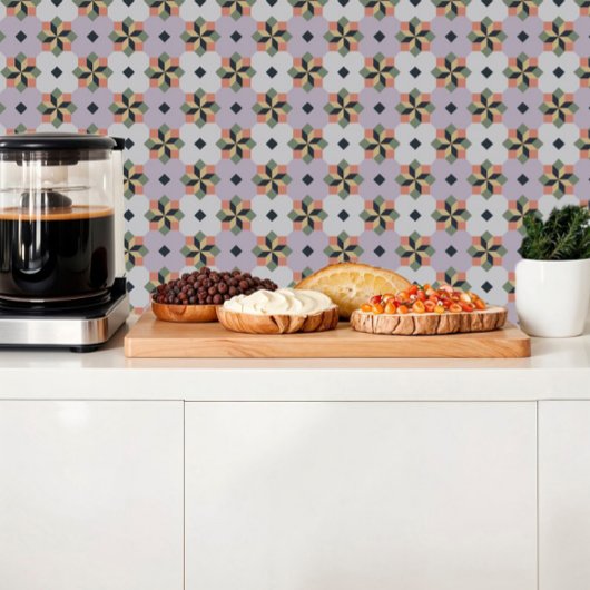 万一カラフル鏡の油圧タイル タイル