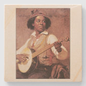 『万丈棋士』 ストーンコースター (正面)